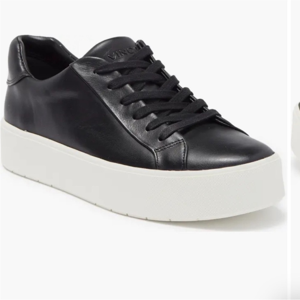 Vince Benfield Black Platform Sneakers - Size 9.5